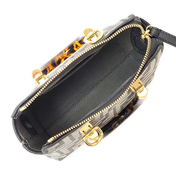 Fendi By the Way Mini Tapestry Fabric Bag - Picture 3 of 4